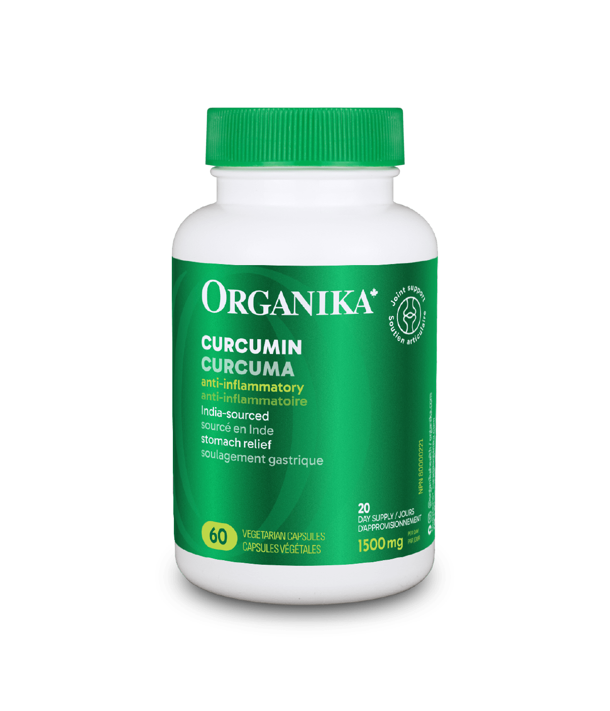 Organika Curcumin 60 Capsules