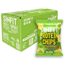 Sinfit Protein Chips Dill Pickle 7 x 54g high protein snack box