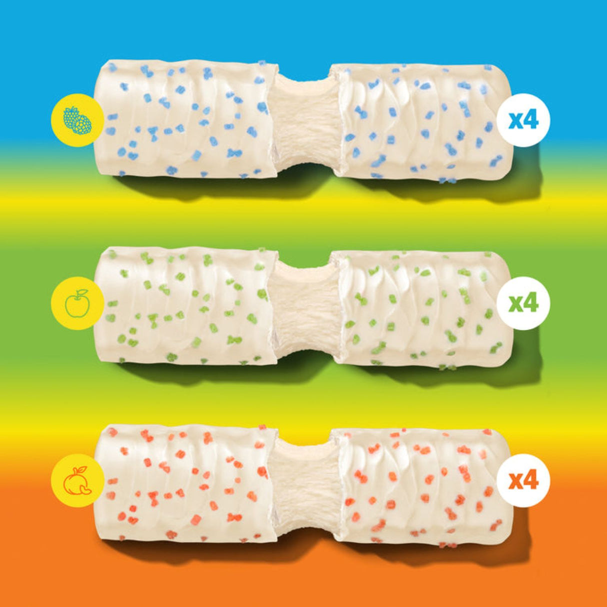 Built Sour Puff Bars Variety Pack (Pack of 12 Bars)