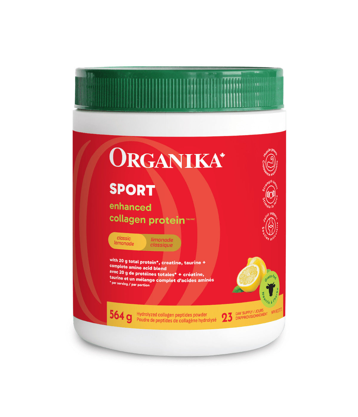 Organika Sport Enhanced Collagen Protein 22 Day Supply
