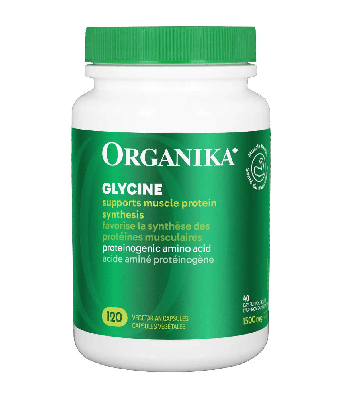 Organika Glycine Proteinogenic Amino Acid Capsules 120 Capsules