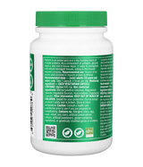 Organika Glycine 120 capsules rear label recommended doses and ingredients information