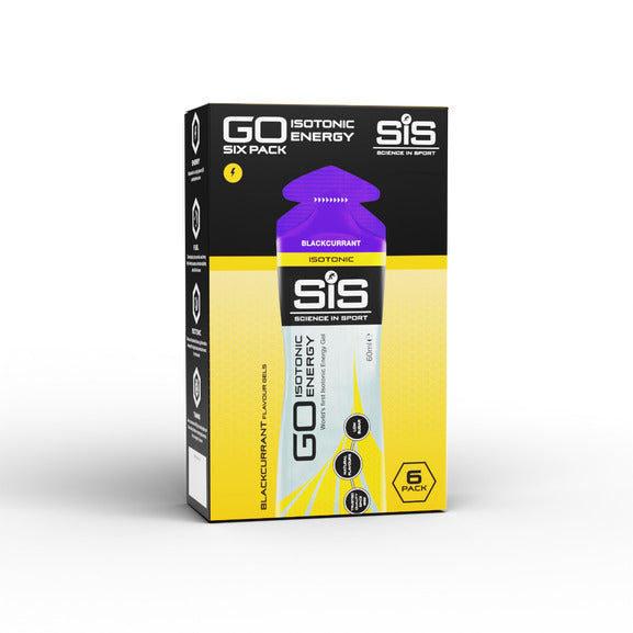 SIS GO Isotonic Energy Gel Blackcurrant 60mL (Pack of 6)