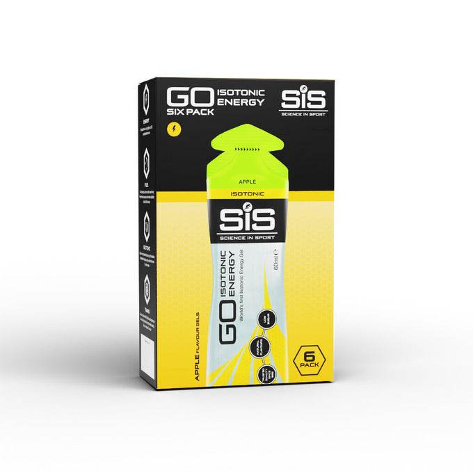 SIS GO Isotonic Energy Gel Apple 60mL (Pack of 6)