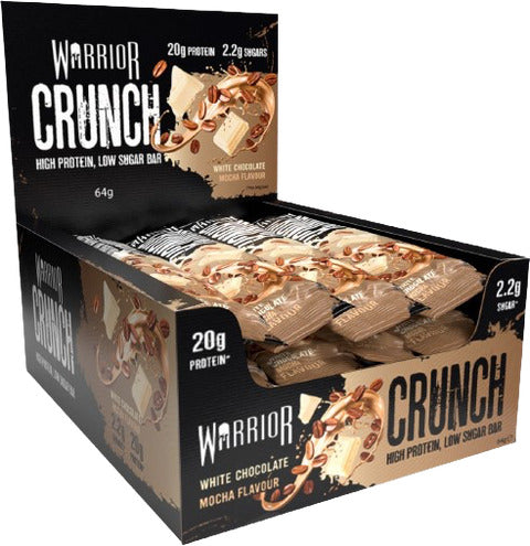 Warrior Crunch Protein Bar Box of 12 (White Chocolate Mocha)