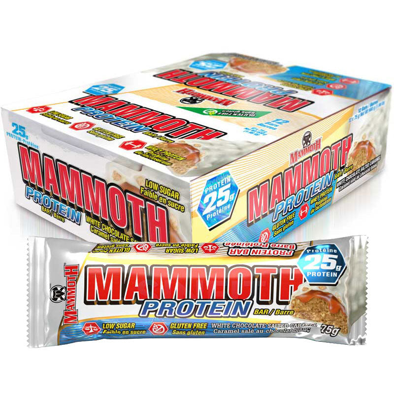 Mammoth Protein Bar White Chocolate Salted Caramel (Box of 12)