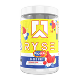 Ryse Loaded Pre 30 Servings — Popsicle Firecracker tub, front label