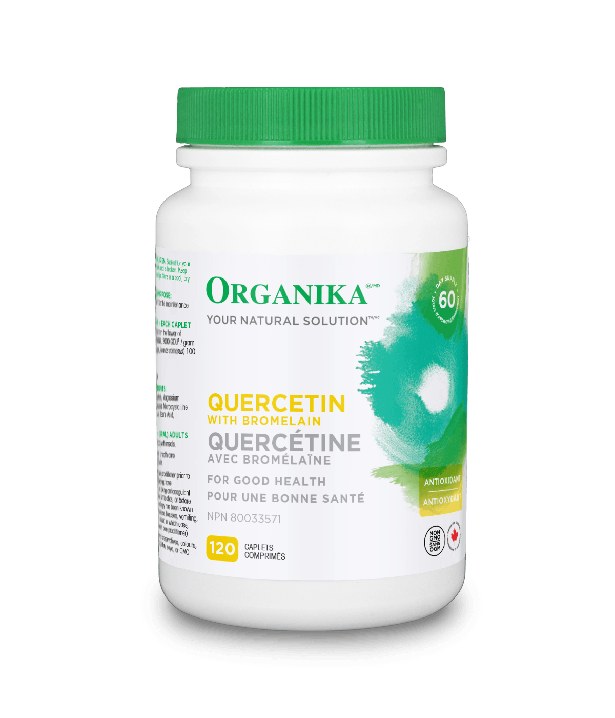Organika Quercetin 500mg 120 Capsules