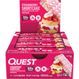 Box of 12 Quest Strawberry Shortcake protein bars 720g 1.6lb