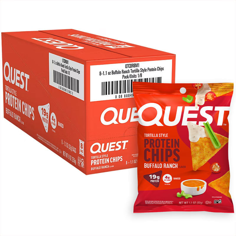 Quest – Protein Chips (Box of 8) - Buffalo Ranch