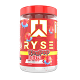 Ryse Loaded Pre 30 Servings — Ring Pop Cherry tub, front label
