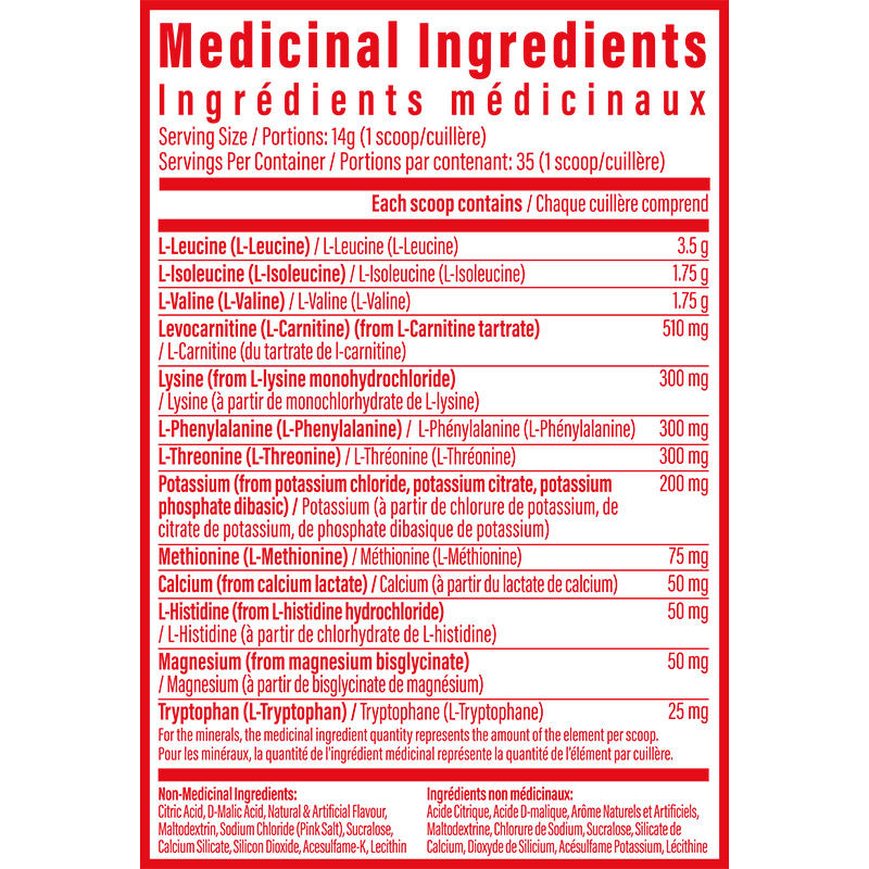 TC Nutrition AminoLyte EAAs 35 servings 490g