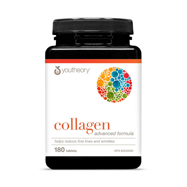 Youtheory Advanced Formula Hydrolyzed Collagen 180 Tablets