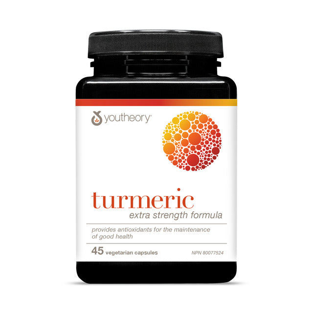 Youtheory Turmeric Extra Strength 45 Veggie Capsules